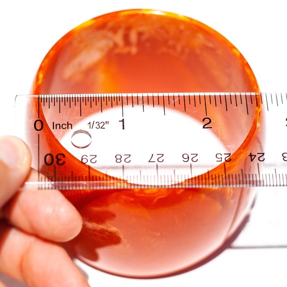 HANDMADE Mars Vintage Repr Mod Lucite Bangle/Cuff! - Picture 5 of 8